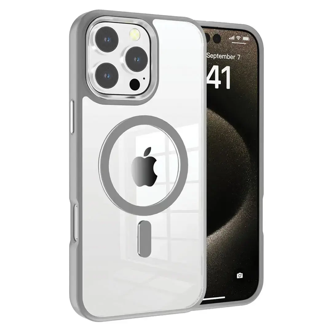iPhone 17 Pro MagSafe Twotone Clear Case Gray